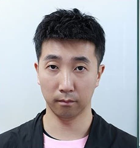 復原法客人佩戴後,正面